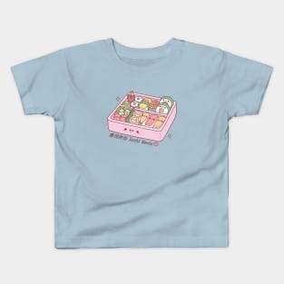 Kawaii Japanese Bento Box Sushi Kids T-Shirt